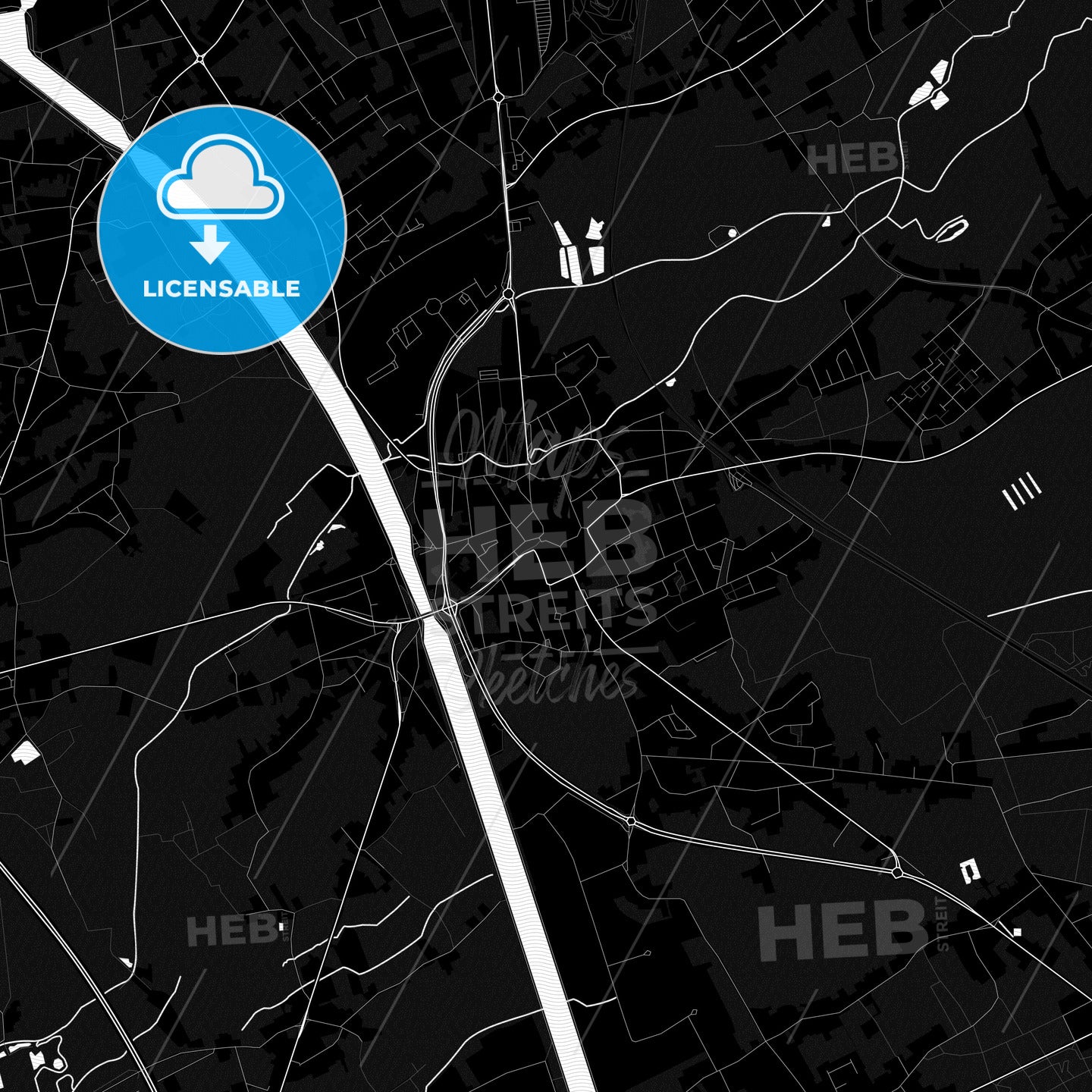 Beringen, Belgium PDF map