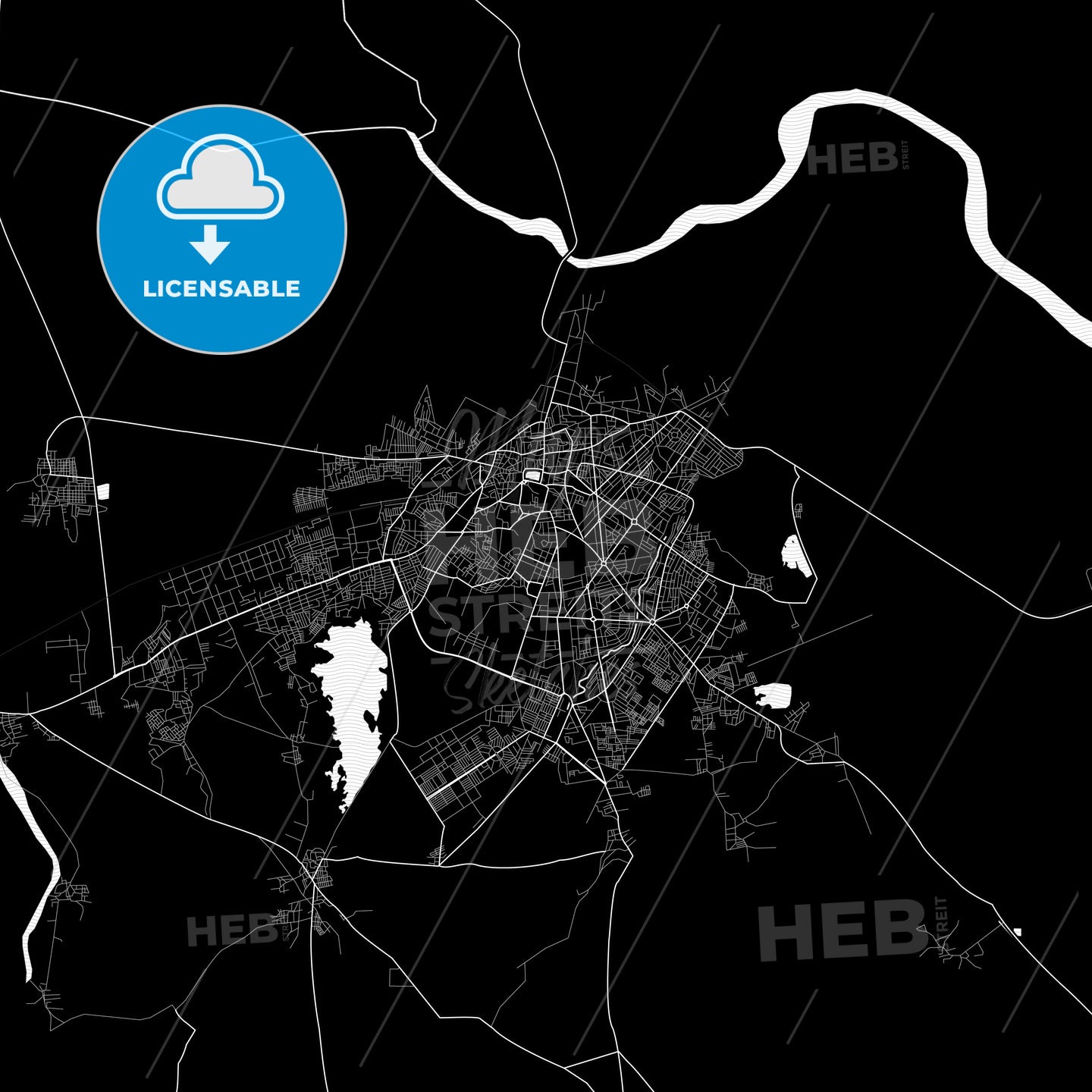 Bhavnagar, India PDF map