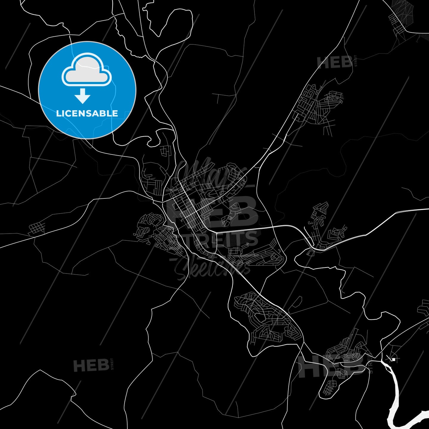 Bhisho, South Africa PDF map