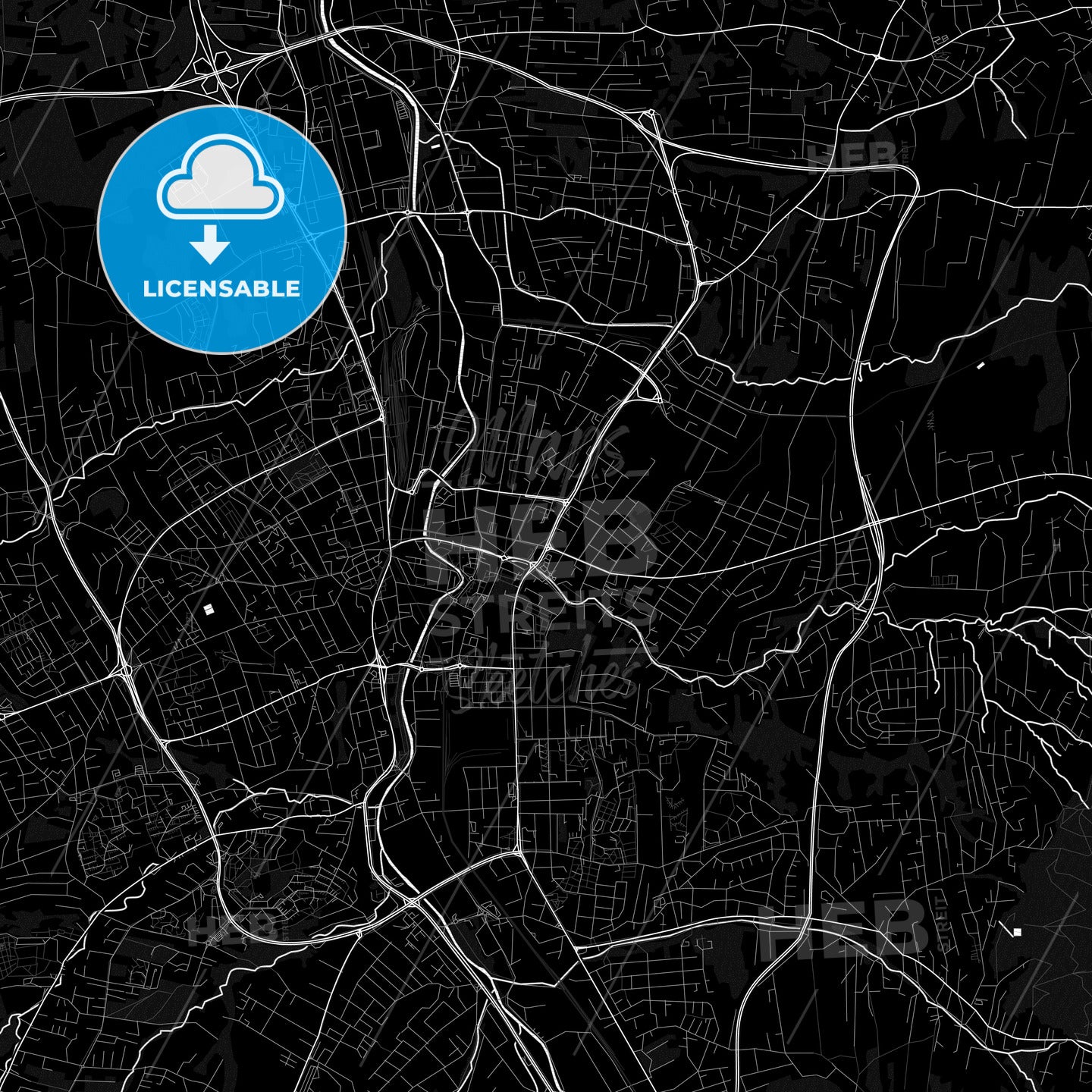 Bielsko-Biała, Poland PDF map
