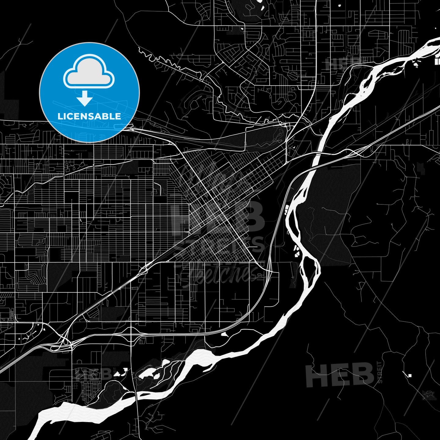 Billings, Montana, United States, PDF map