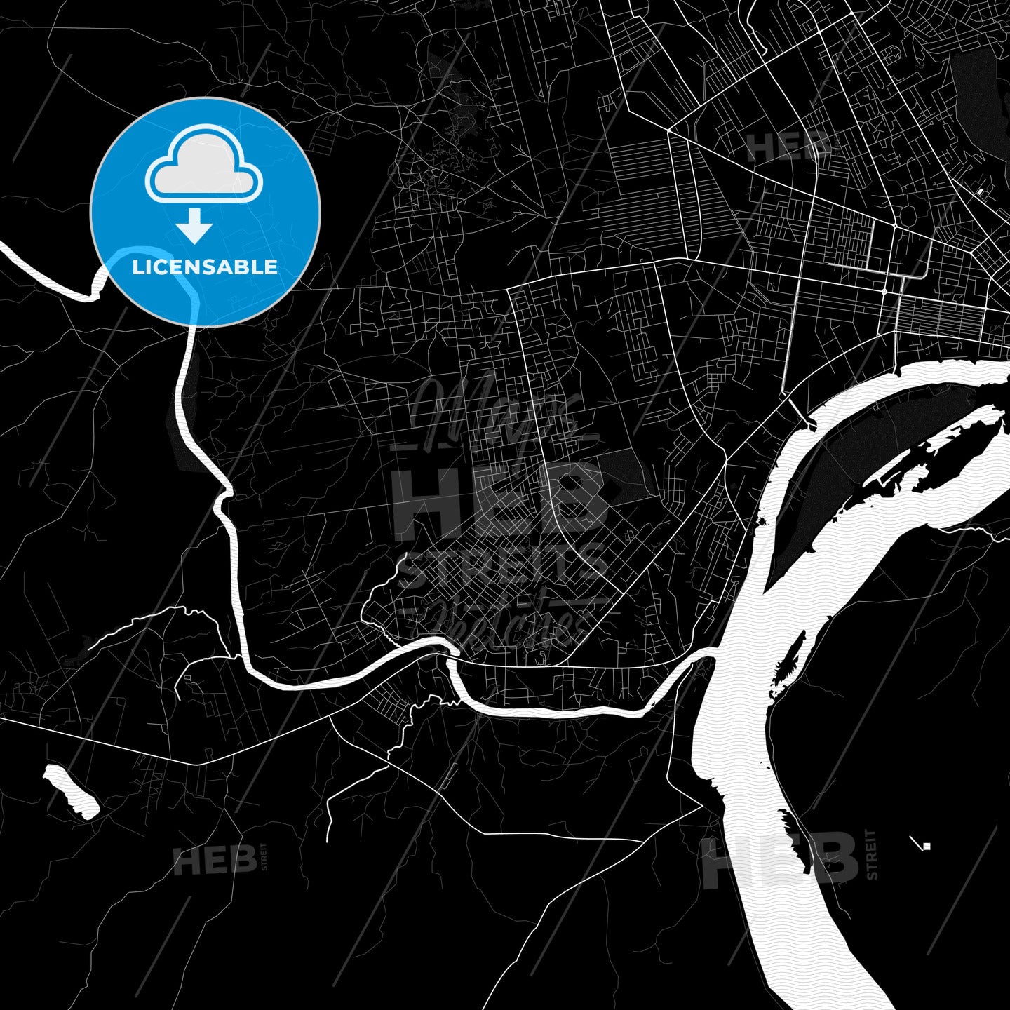 Bimbo, Central African Republic PDF map