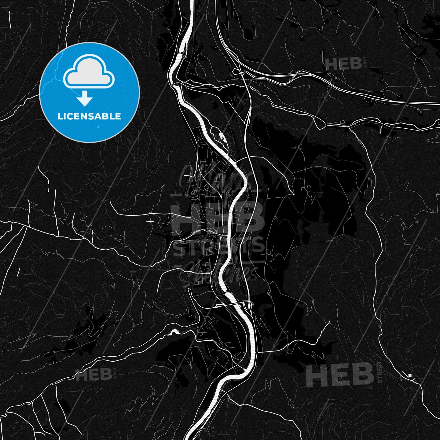 Bischofshofen, Austria PDF map