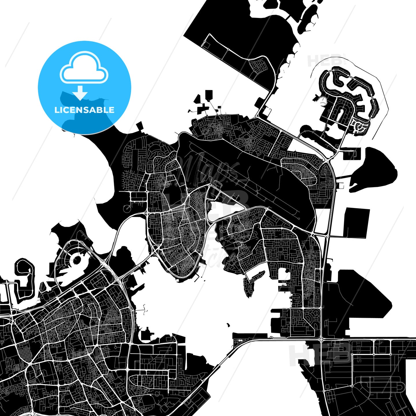 Al Muharraq, Muharraq, Bahrain map