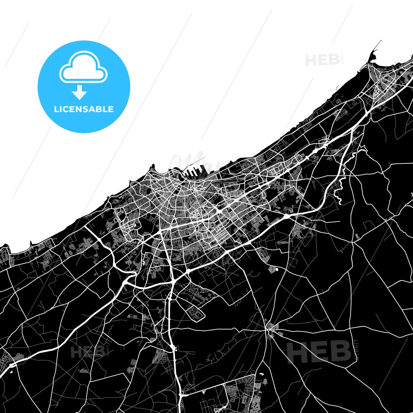 Casablanca, Casablanca-Settat, Morocco map