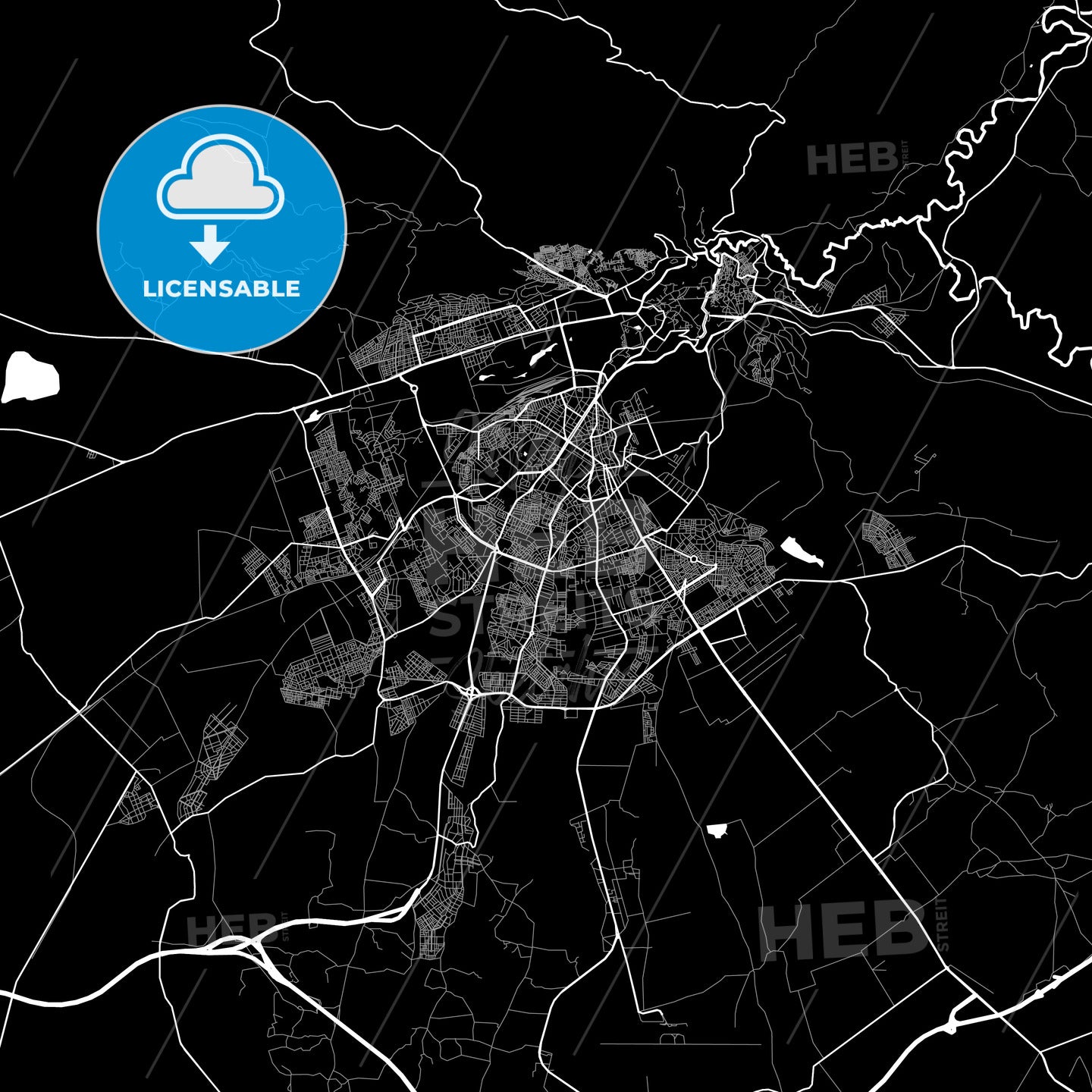 Fes, Fès-Meknès, Morocco map