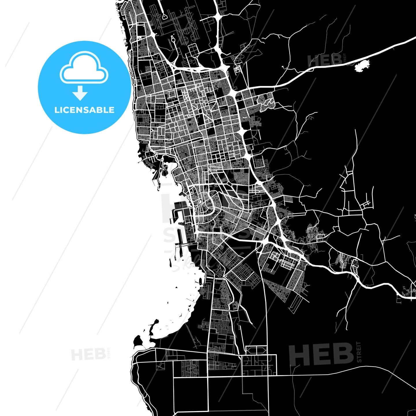 Jeddah, Makkah, Saudi Arabia map