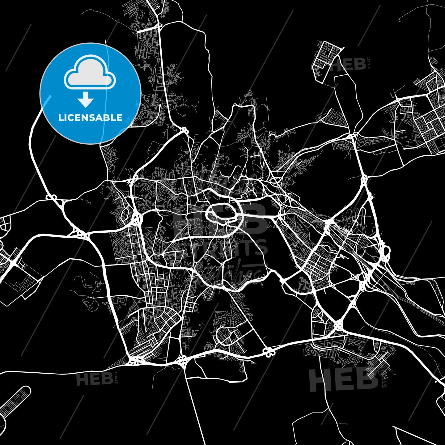 Mecca, Makkah, Saudi Arabia map