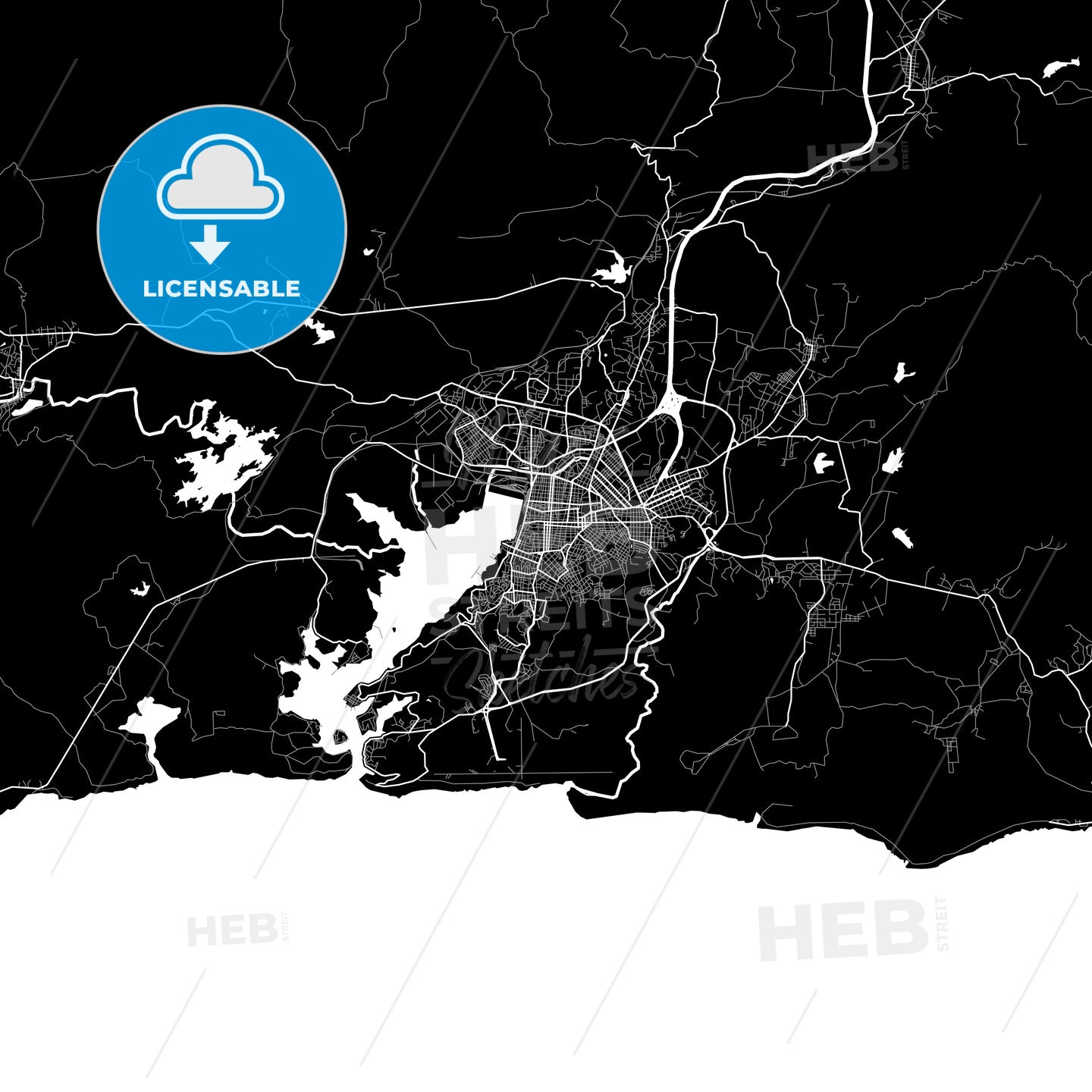 Santiago de Cuba, Cuba map