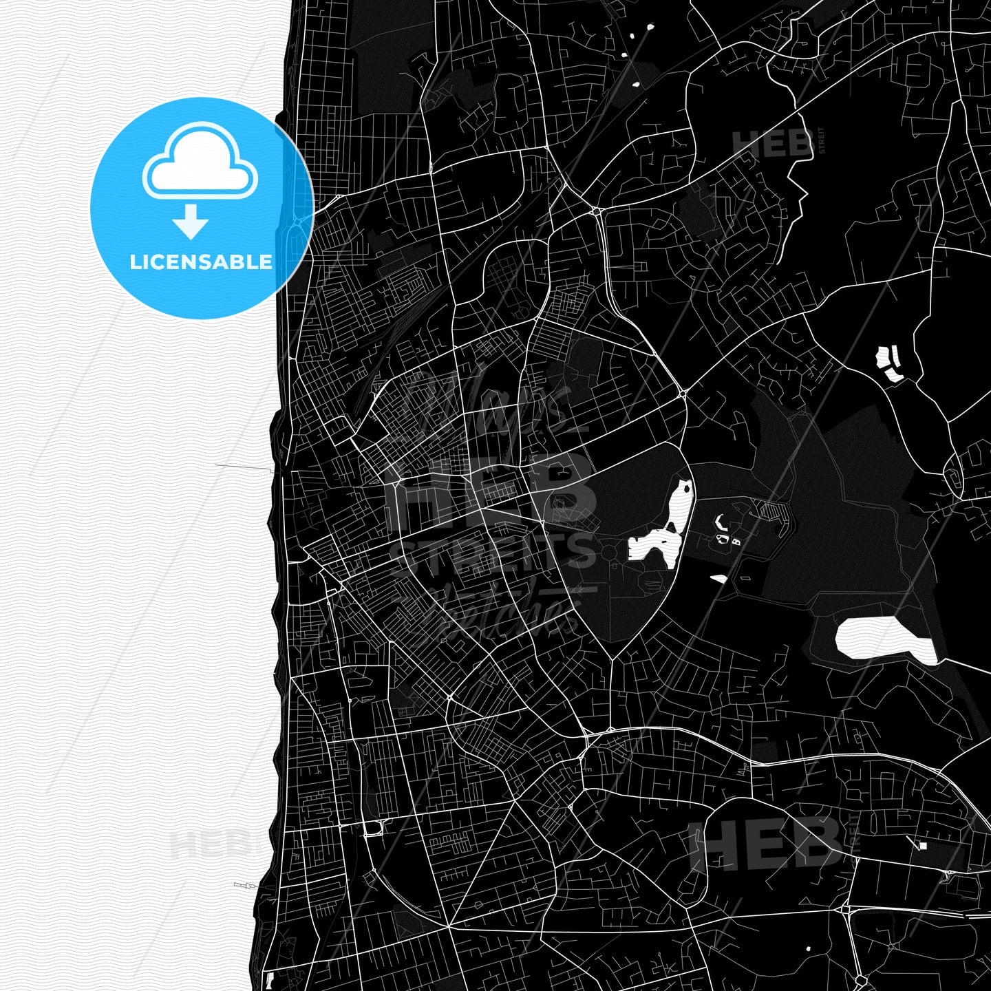 Blackpool, England PDF map