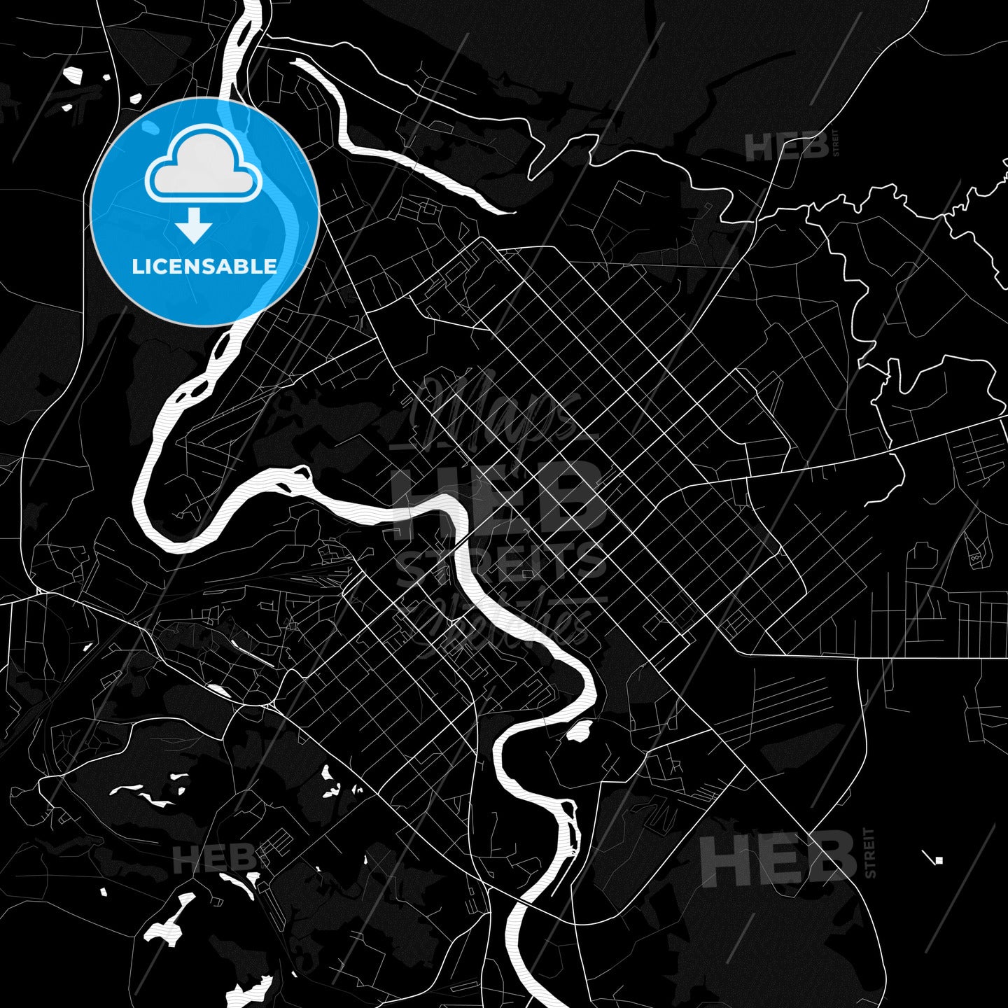 Borovichi, Russia PDF map