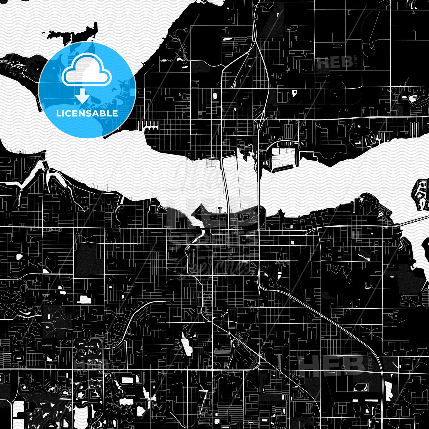 Bradenton, Florida, United States, PDF map