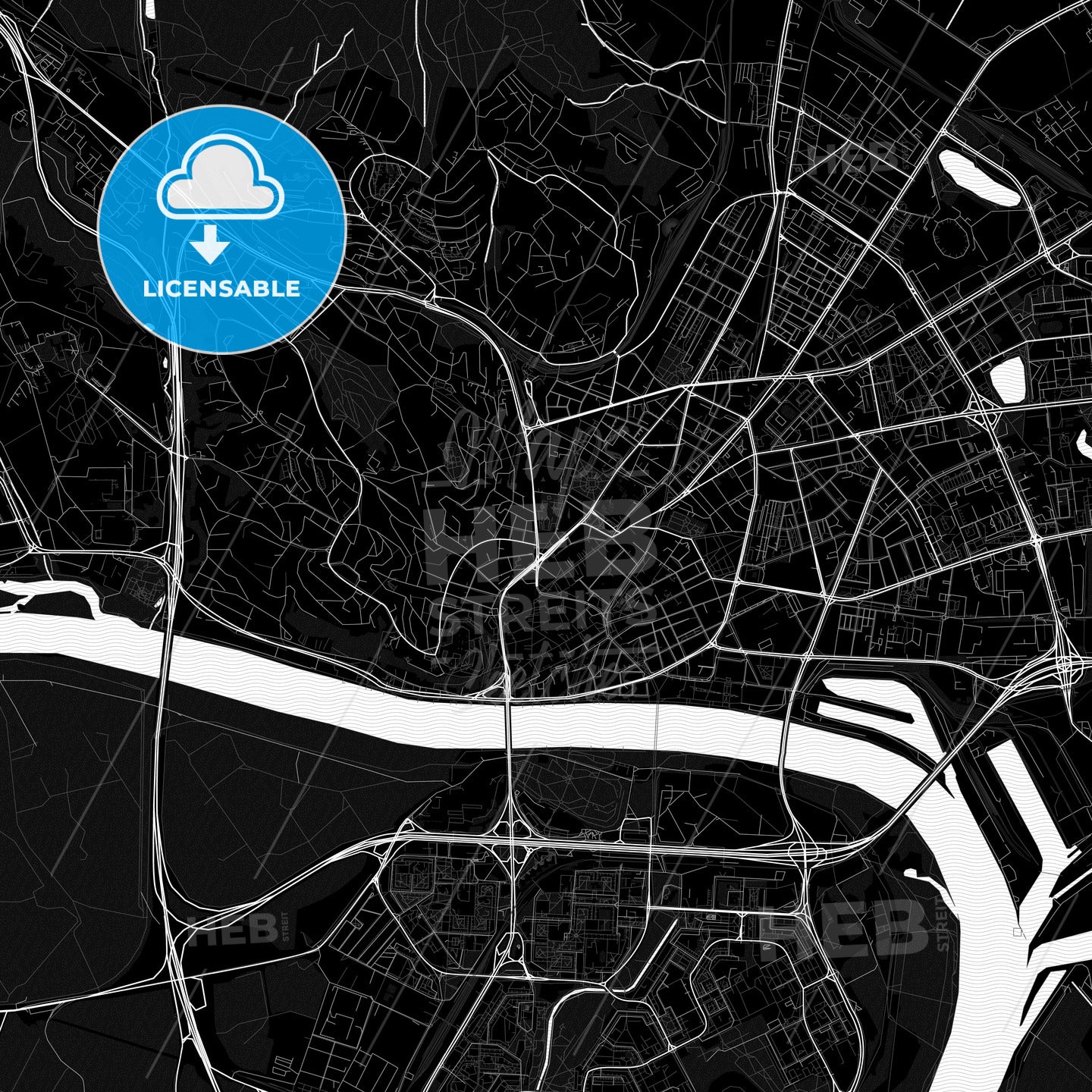 Bratislava, Slovakia PDF map