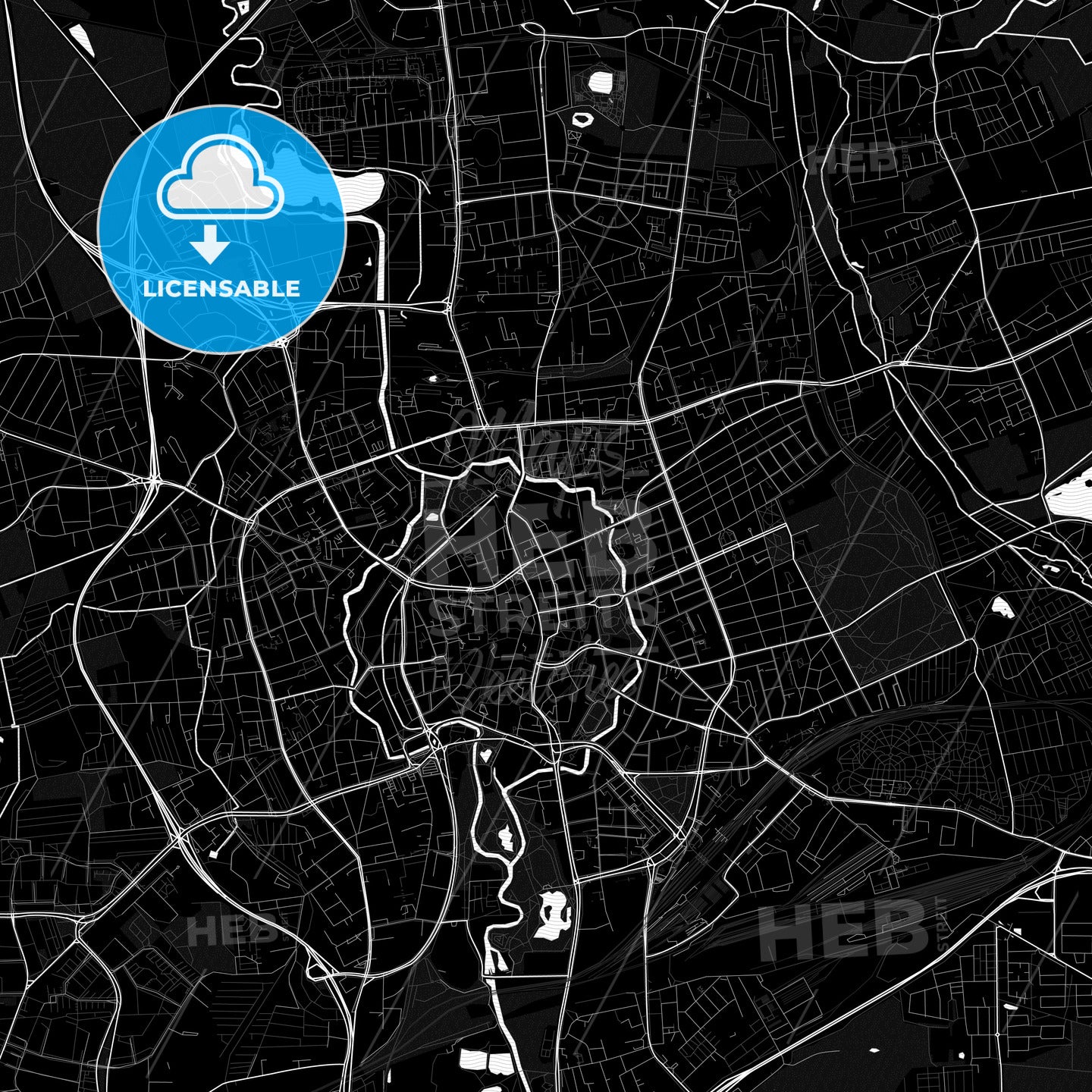 Braunschweig, Germany PDF map