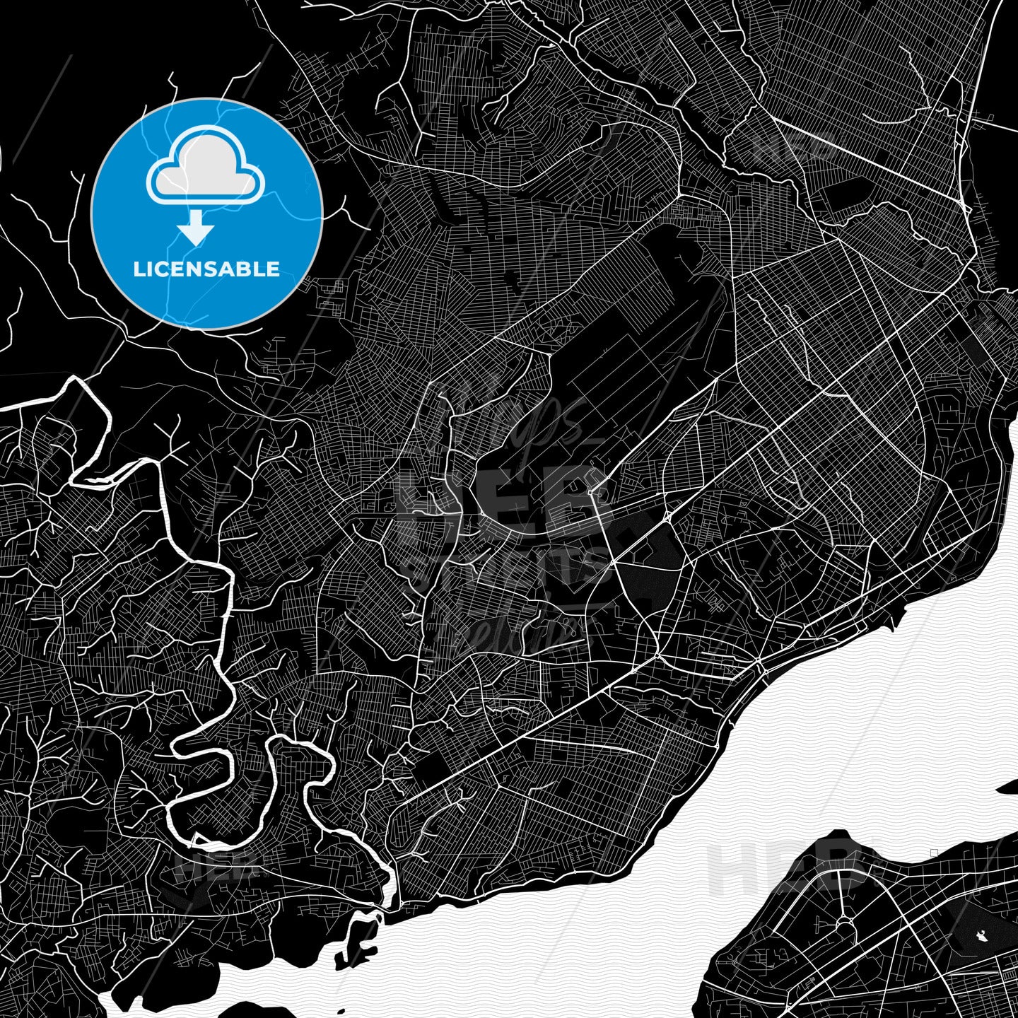 Brazzaville, Republic Of The Congo PDF map