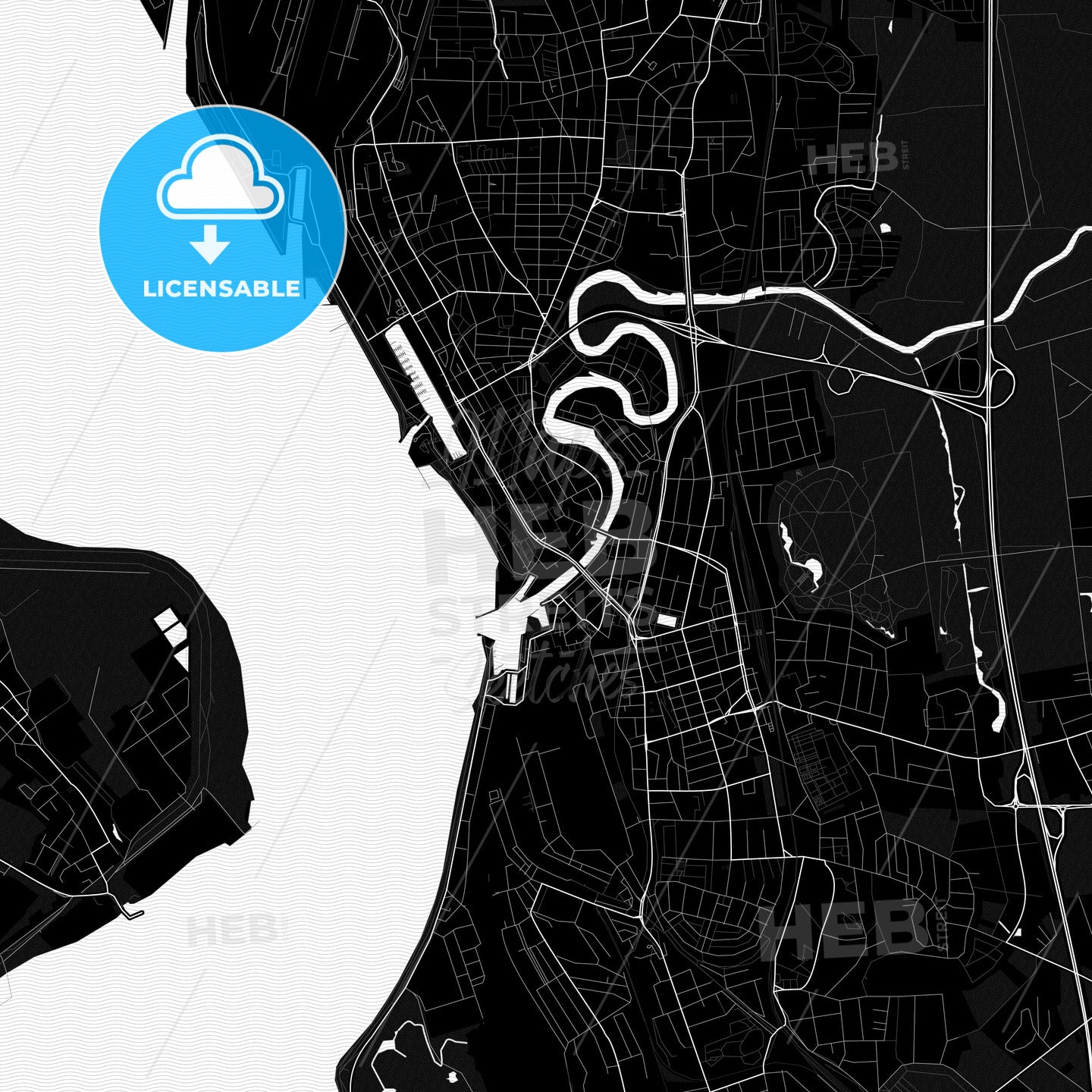 Bremerhaven, Germany PDF map