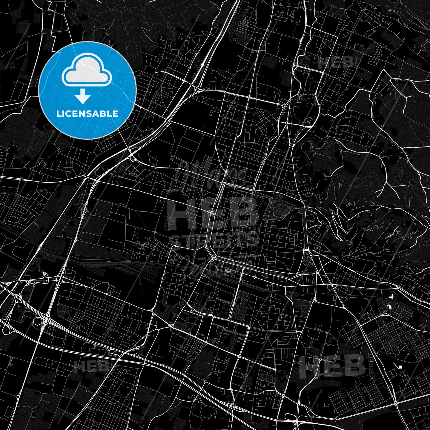 Brescia, Italy PDF map