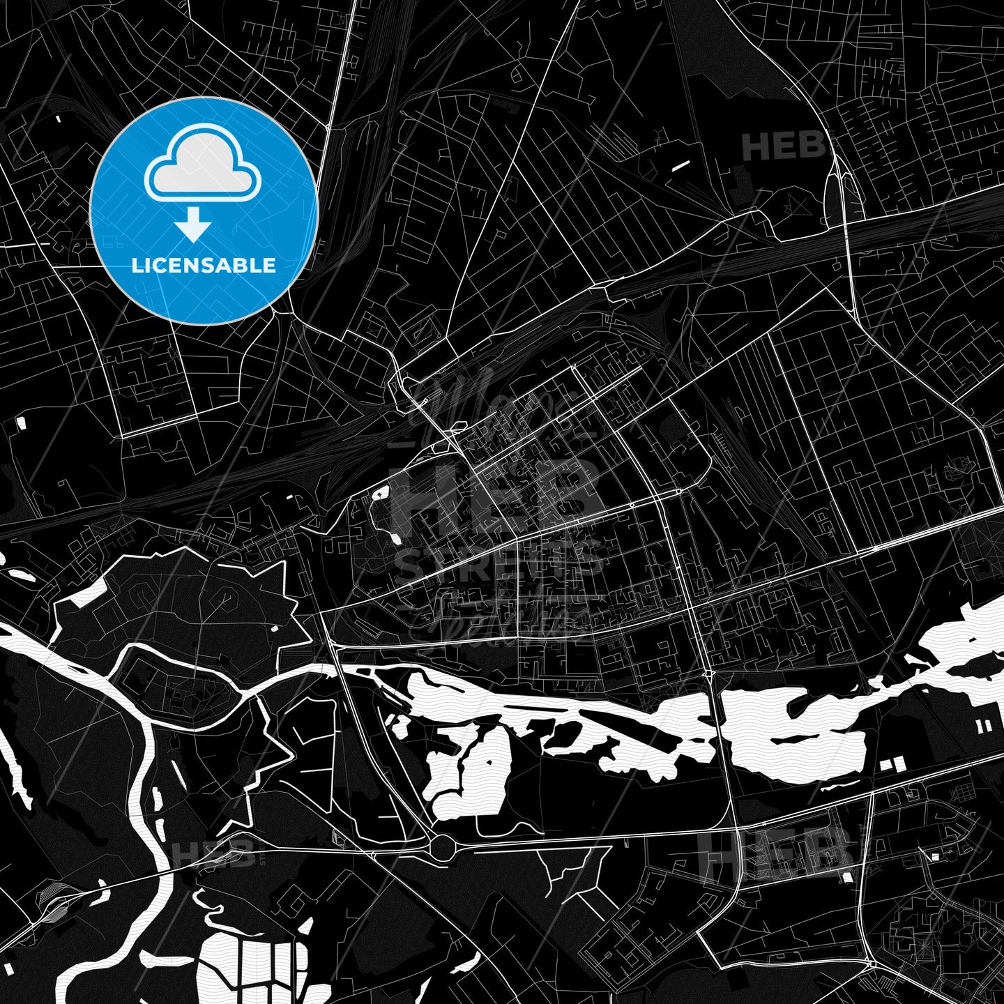 Brest, Belarus PDF map