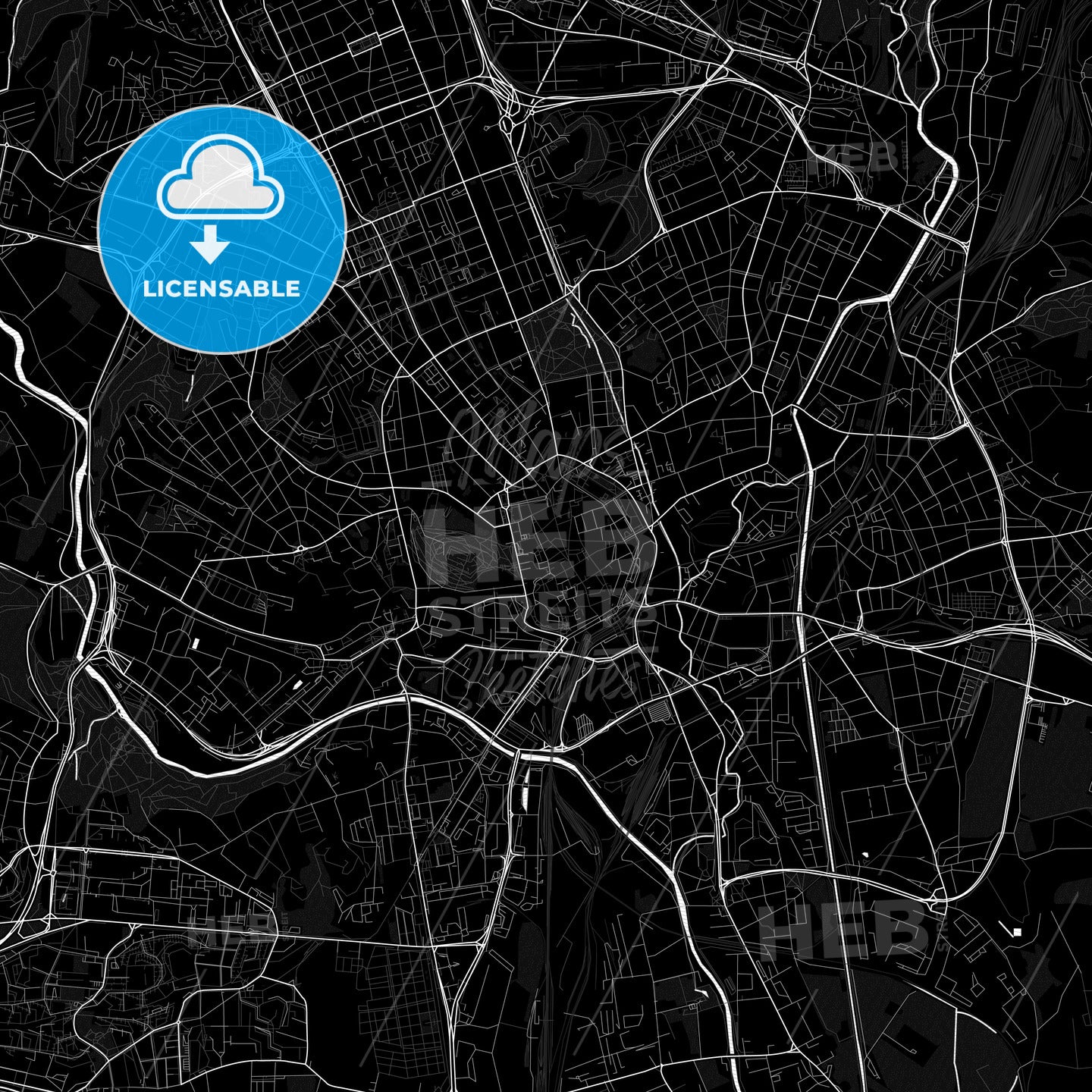 Brno, Czechia PDF map