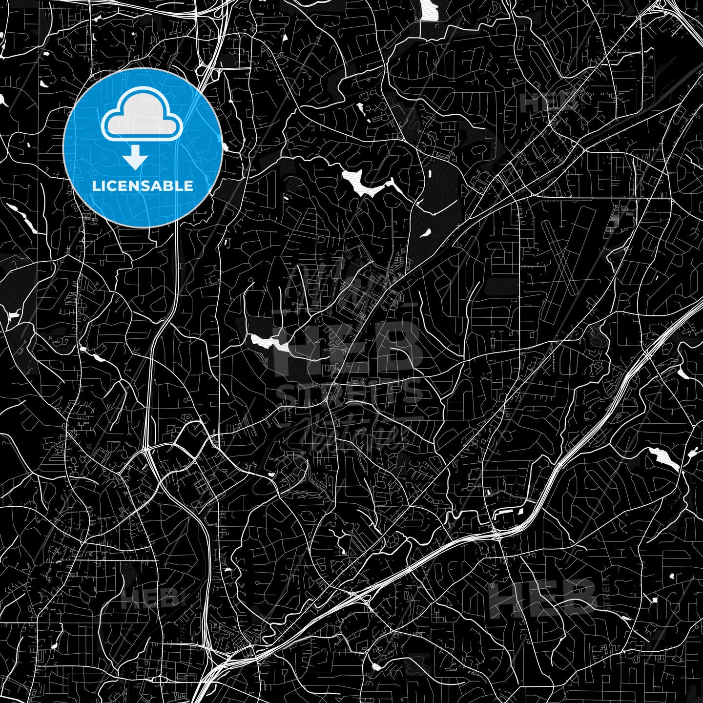 Brookhaven, Georgia, United States, PDF map