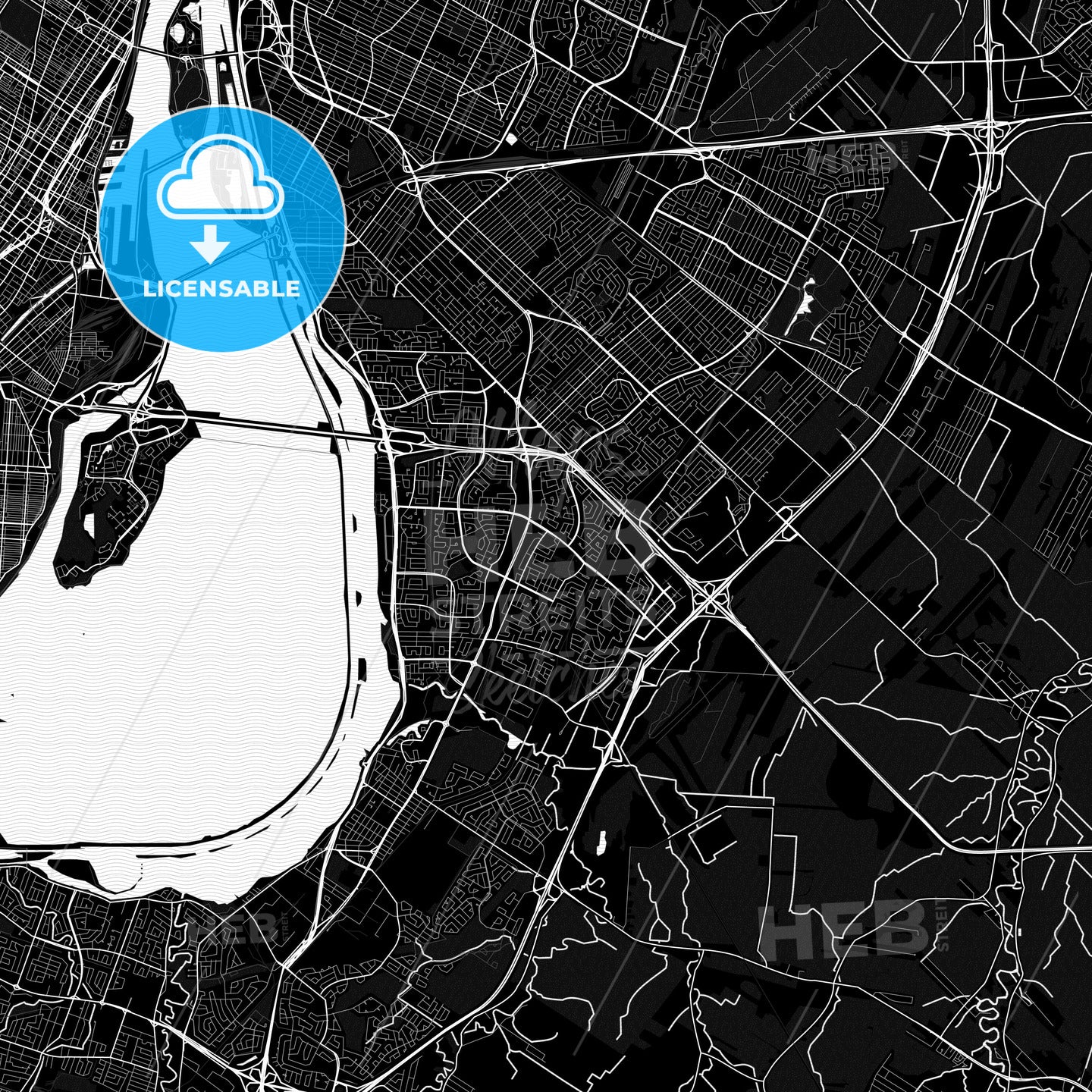 Brossard, Canada PDF map