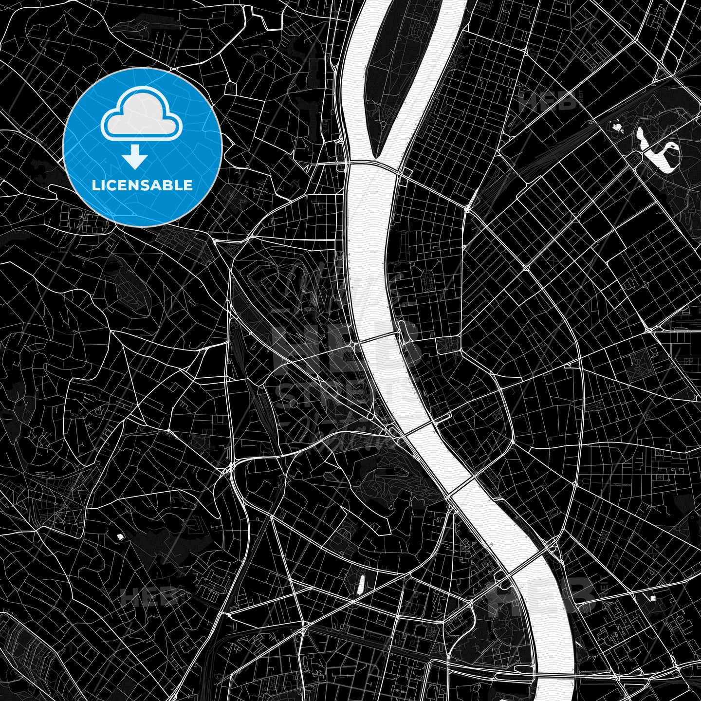 Budapest, Hungary PDF map