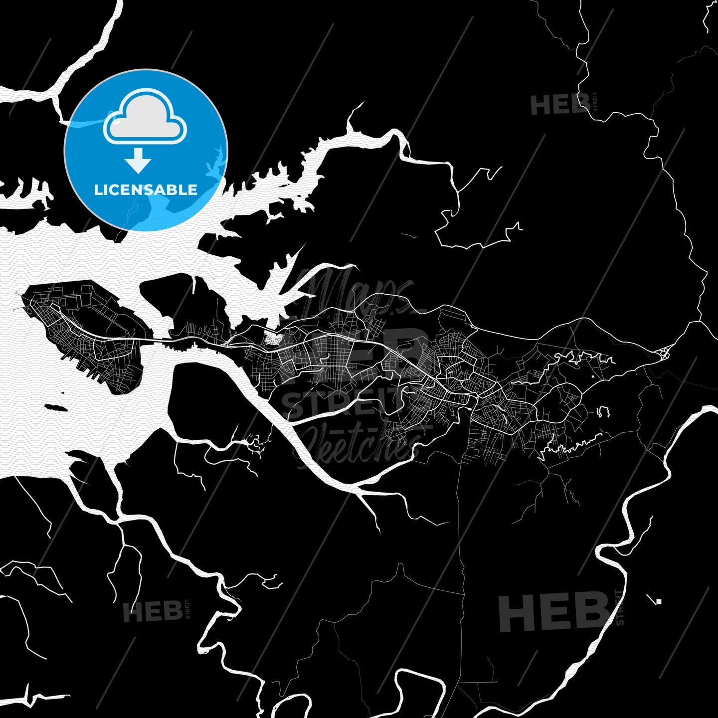 Buenaventura, Colombia PDF map