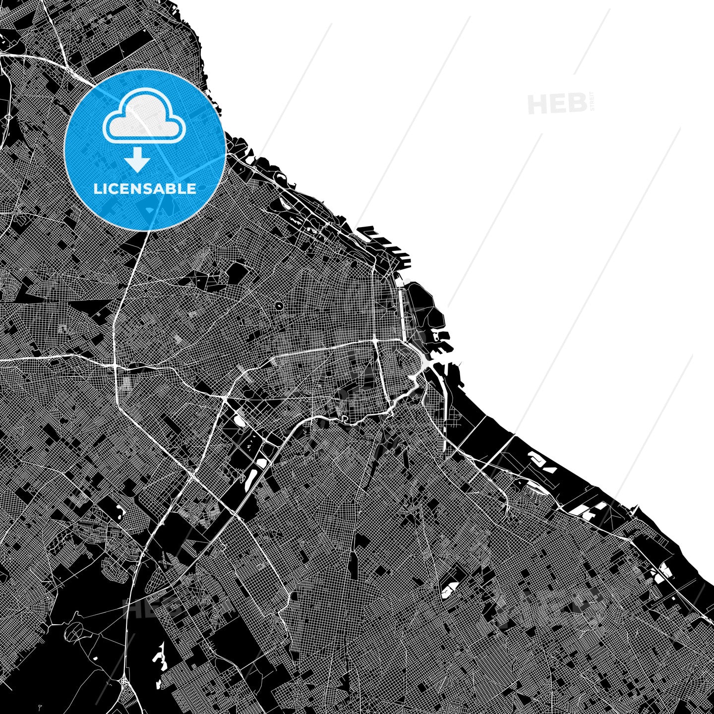 Buenos Aires Argentina map