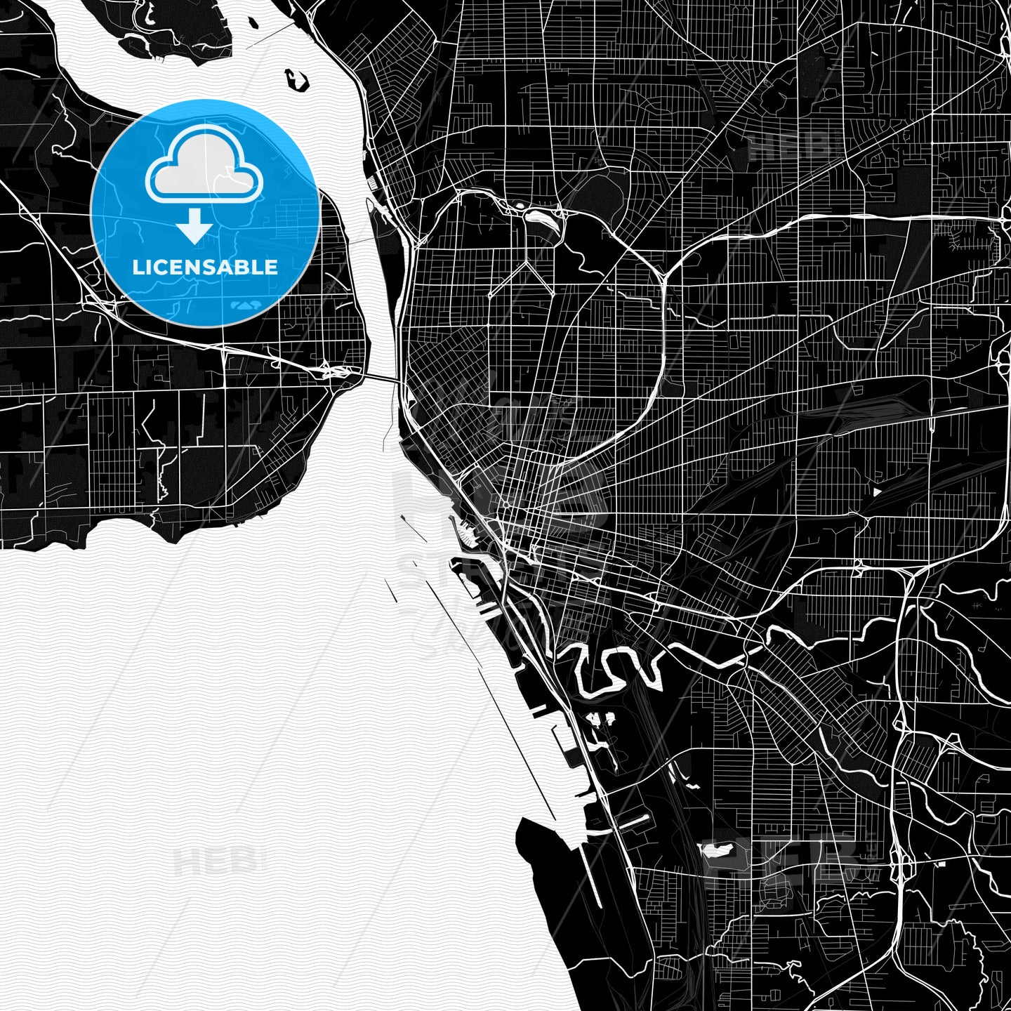 Buffalo, New York, United States, PDF map