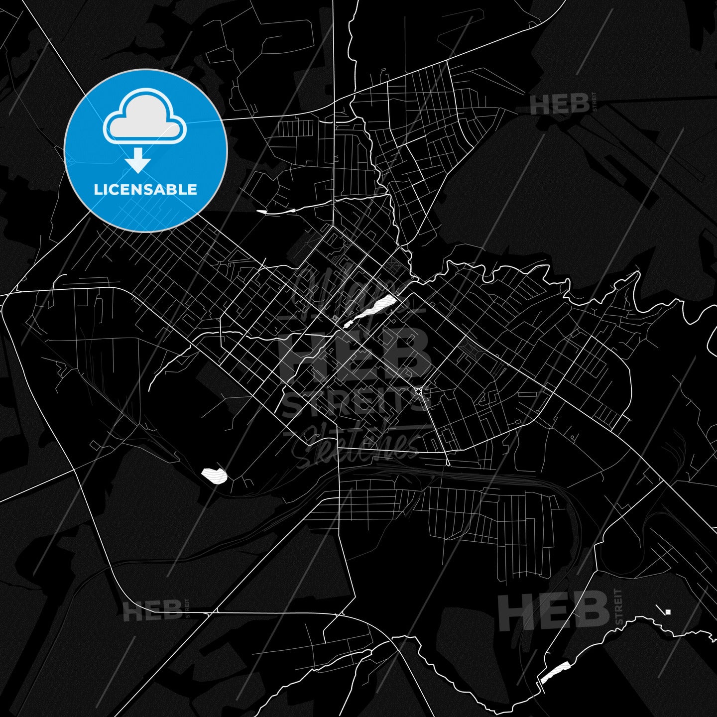 Bugulma, Russia PDF map