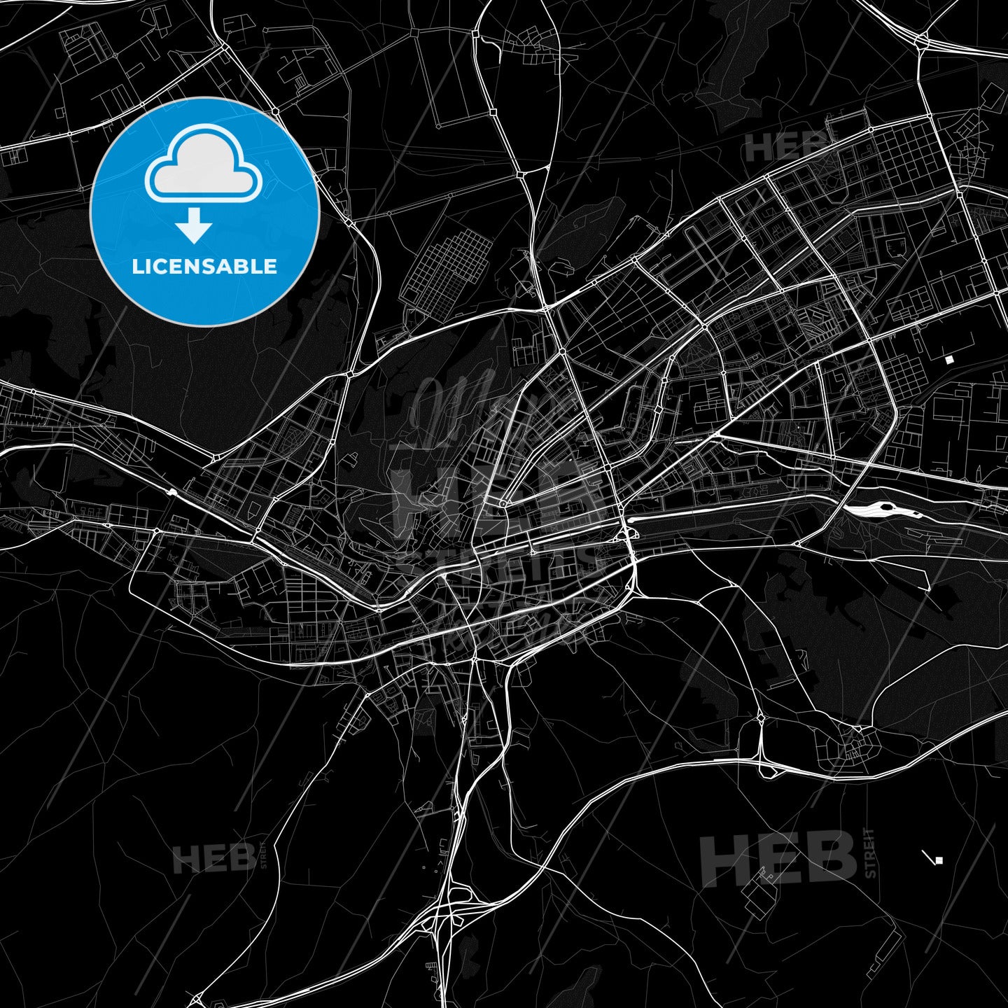 Burgos, Spain PDF map