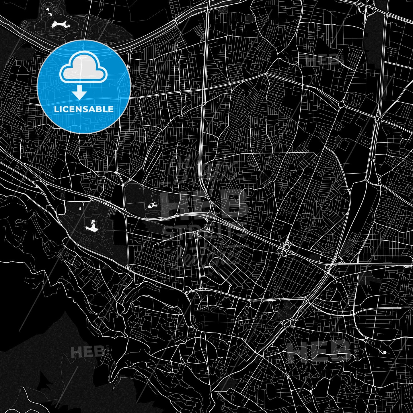 Bursa, Turkey PDF map
