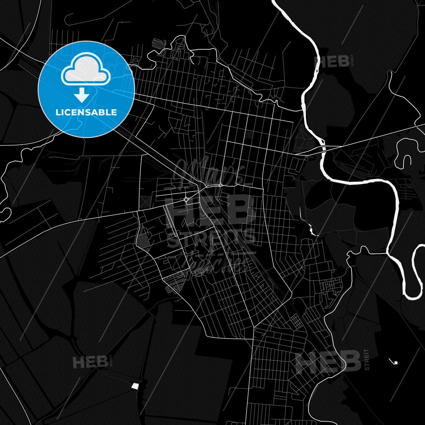 Buzuluk, Russia PDF map