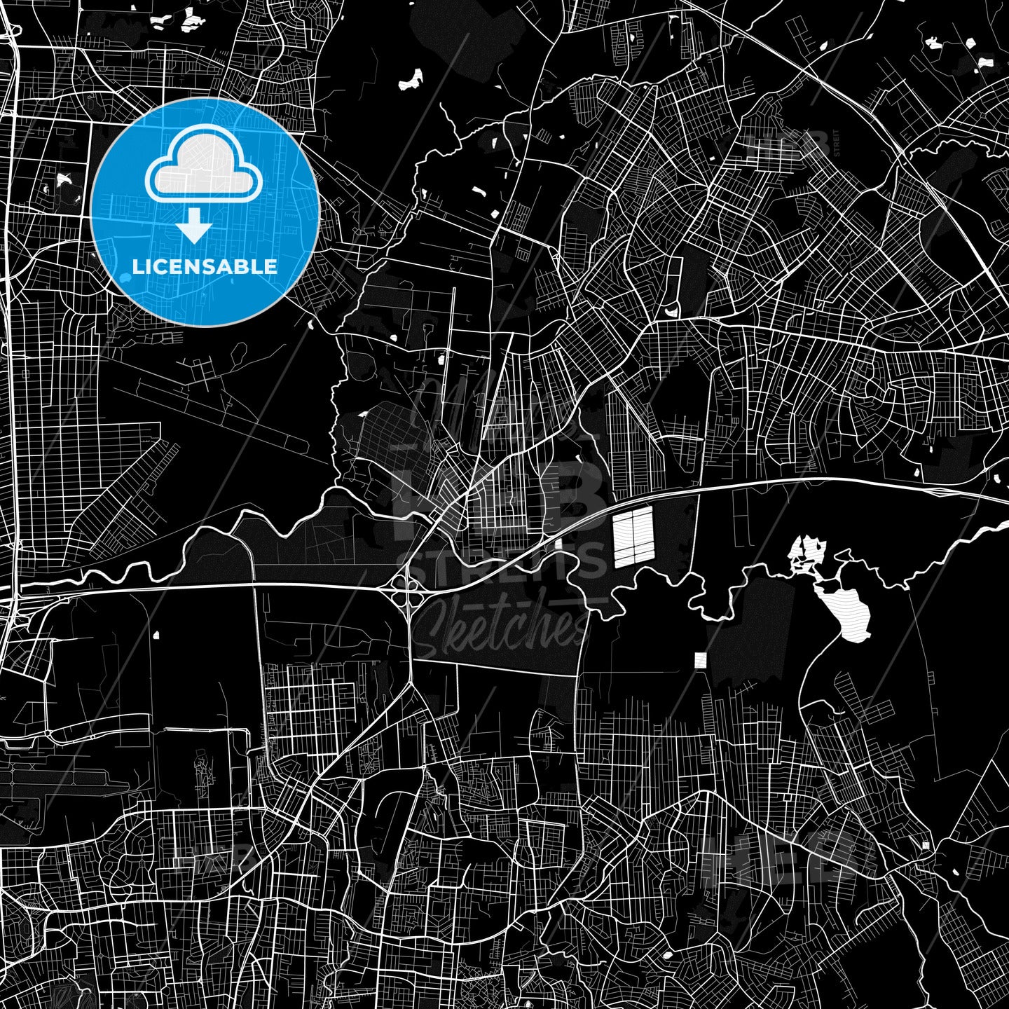 Cachoeirinha, Brazil PDF map