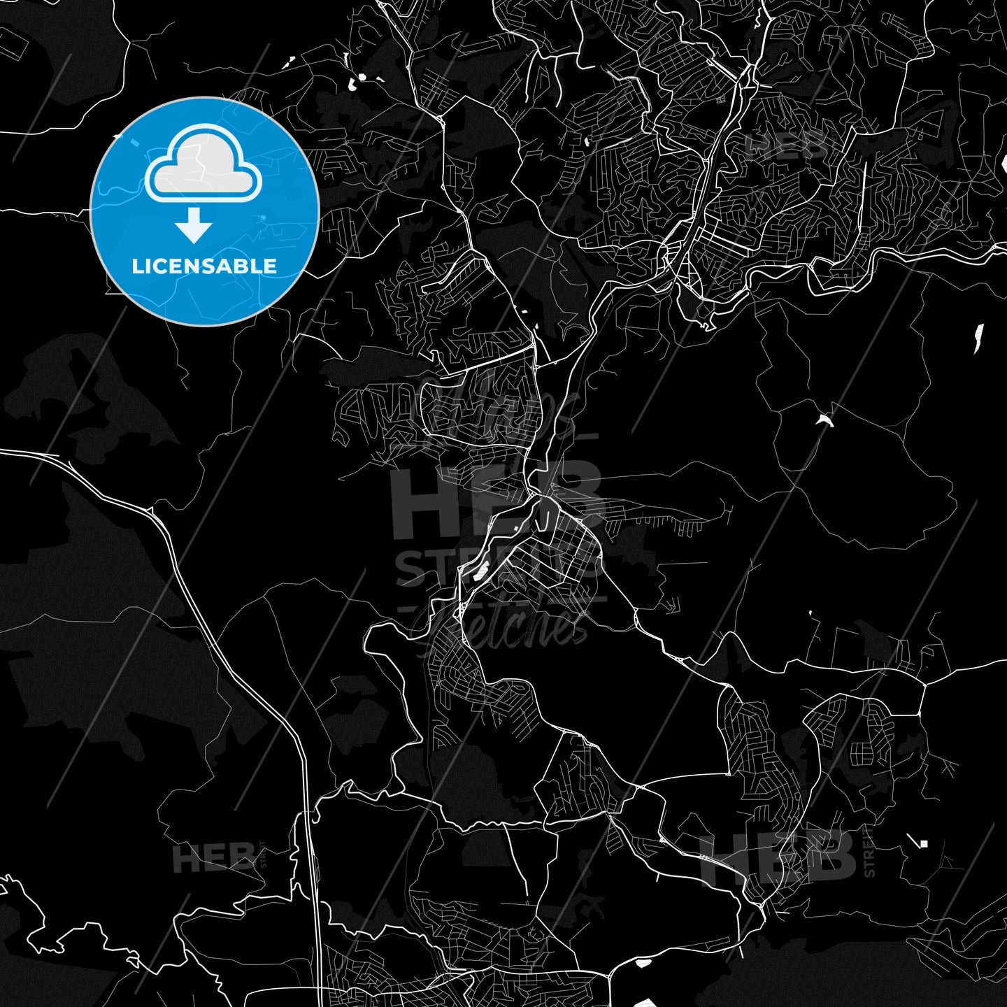 Caieiras, Brazil PDF map