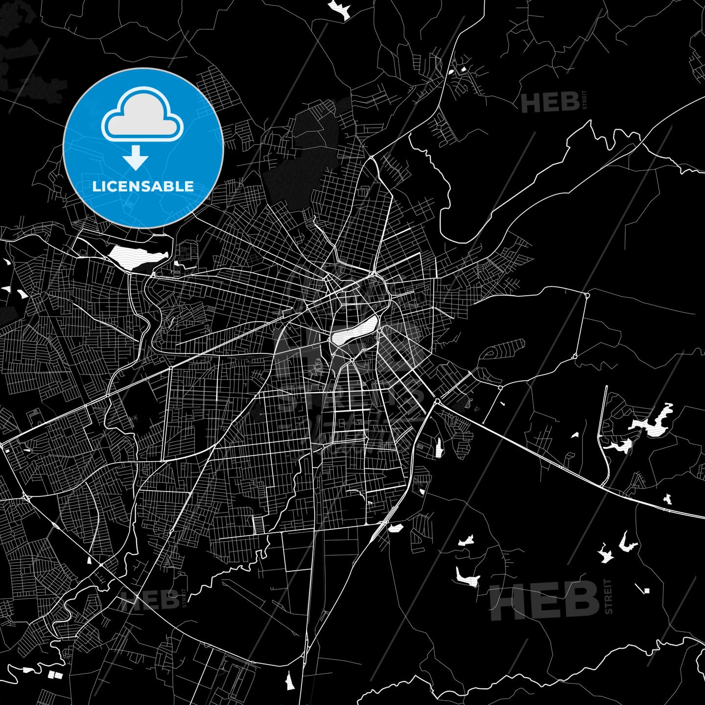 Campina Grande, Brazil PDF map