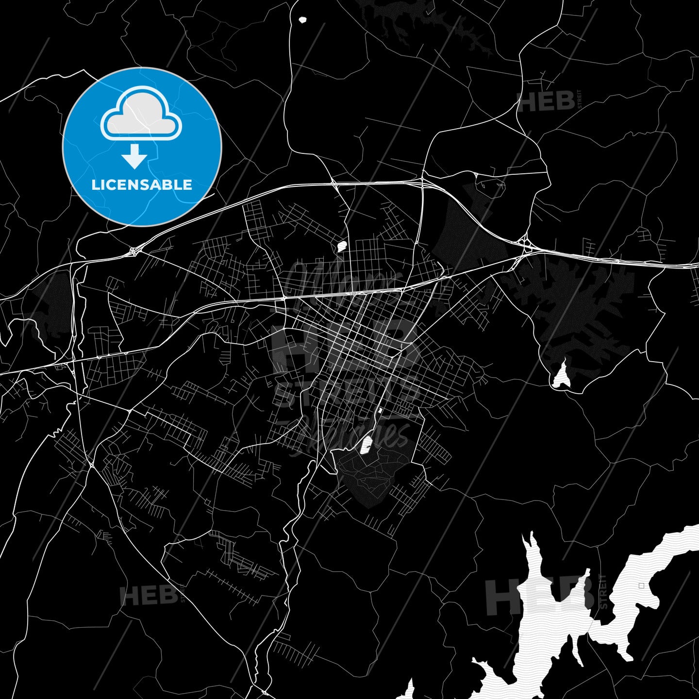 Campo Largo, Brazil PDF map