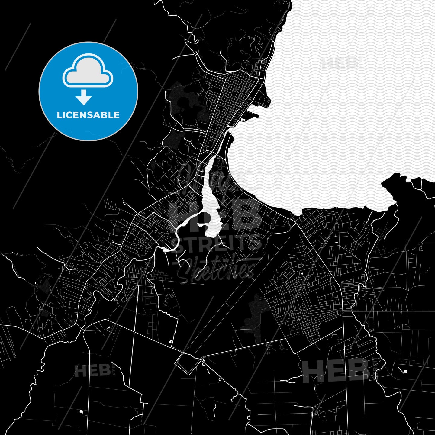 Cap-Haïtien, Haiti PDF map