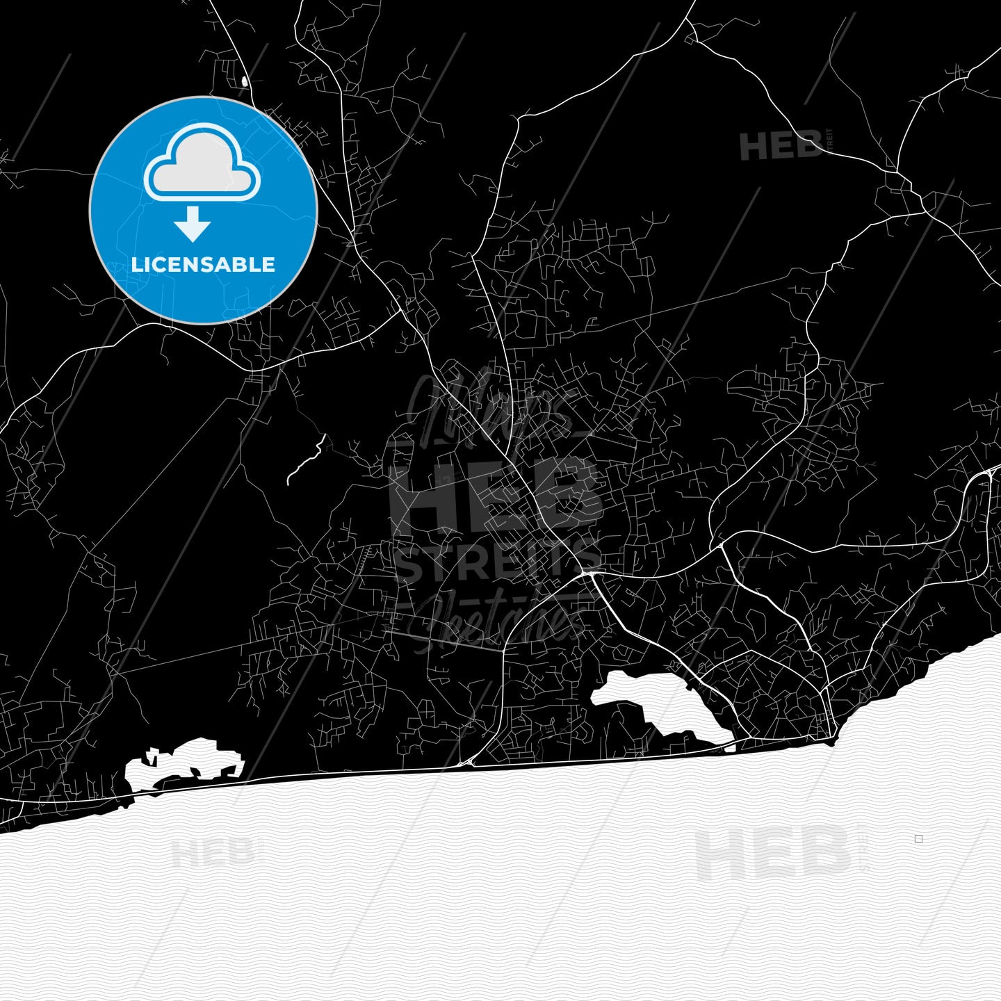 Cape Coast, Ghana PDF map