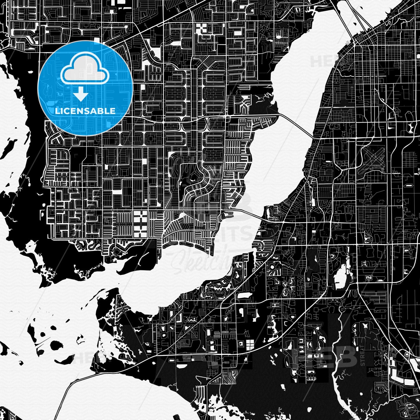 Cape Coral, Florida, United States, PDF map