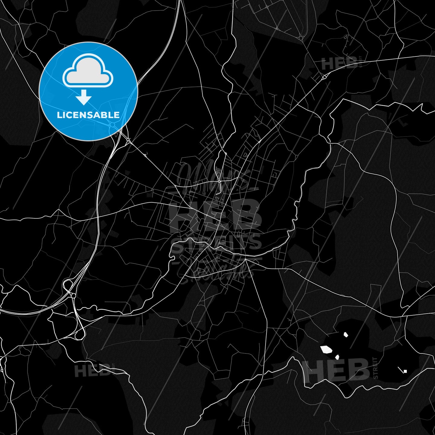 Carballo, Spain PDF map