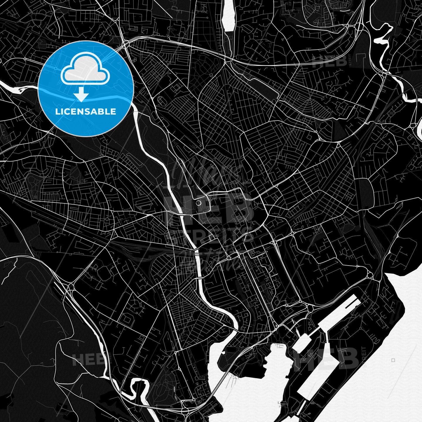 Cardiff, Wales PDF map