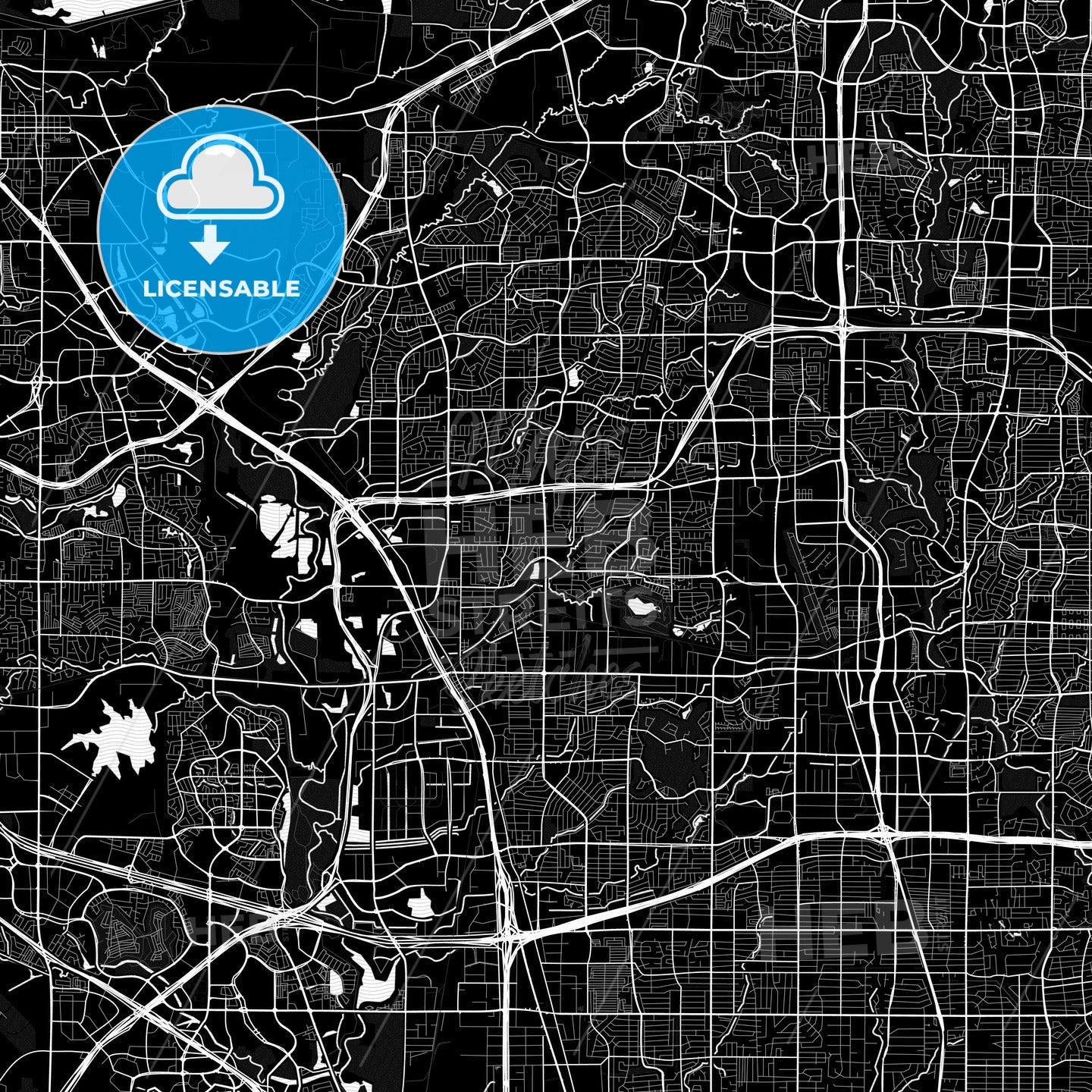 Carrollton, Texas, United States, PDF map