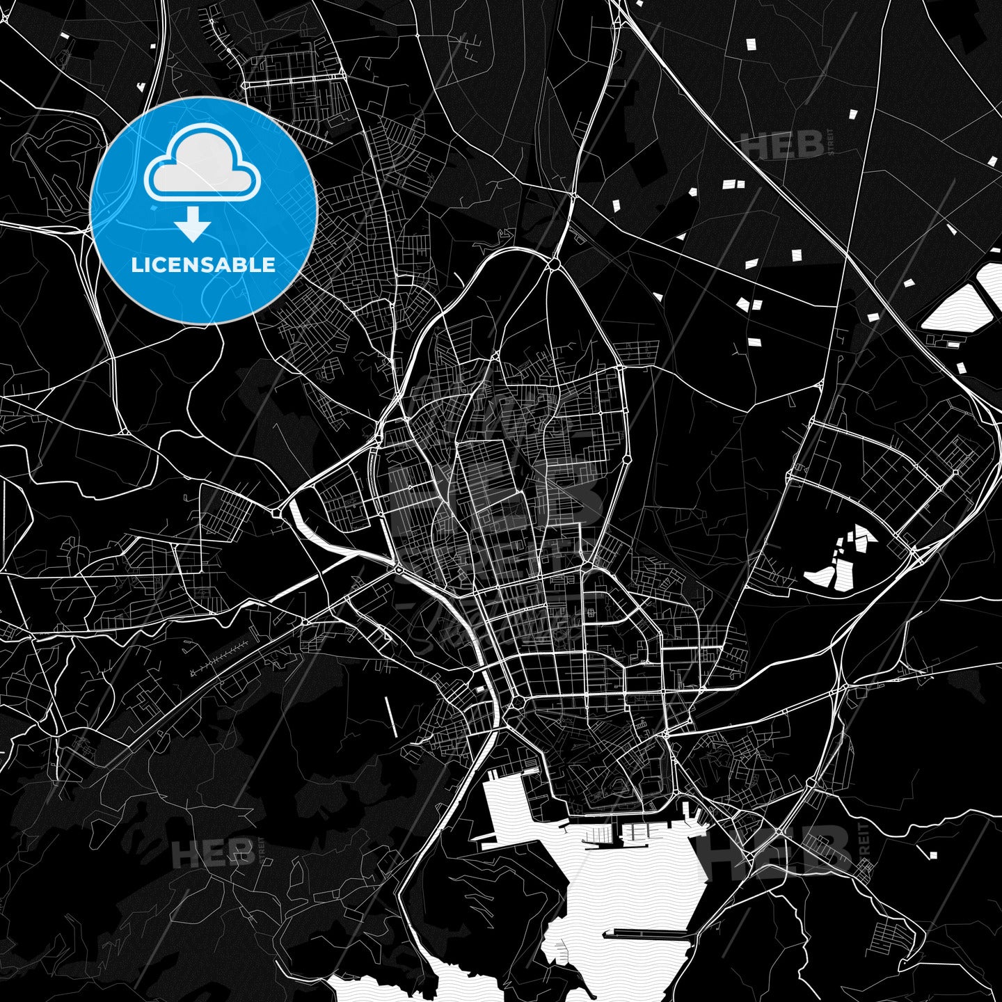 Cartagena, Spain PDF map