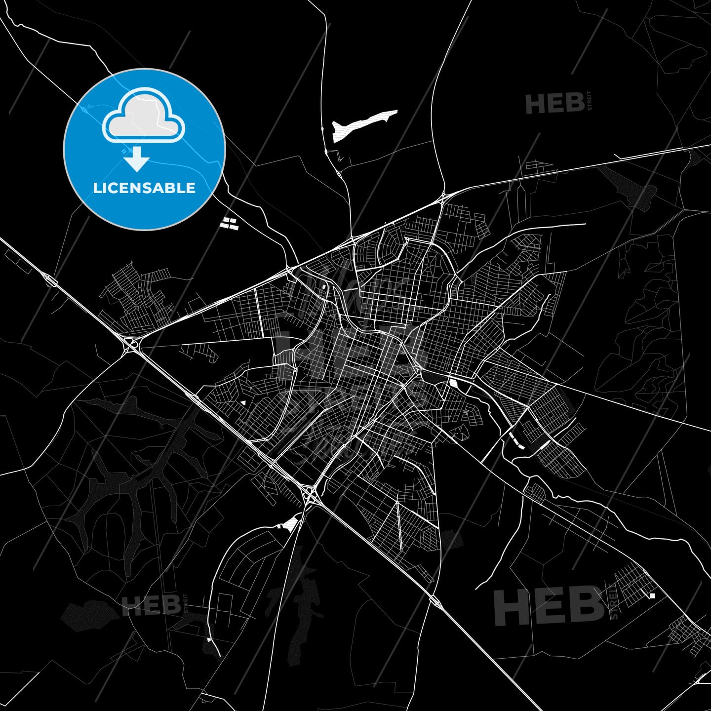 Catanduva, Brazil PDF map
