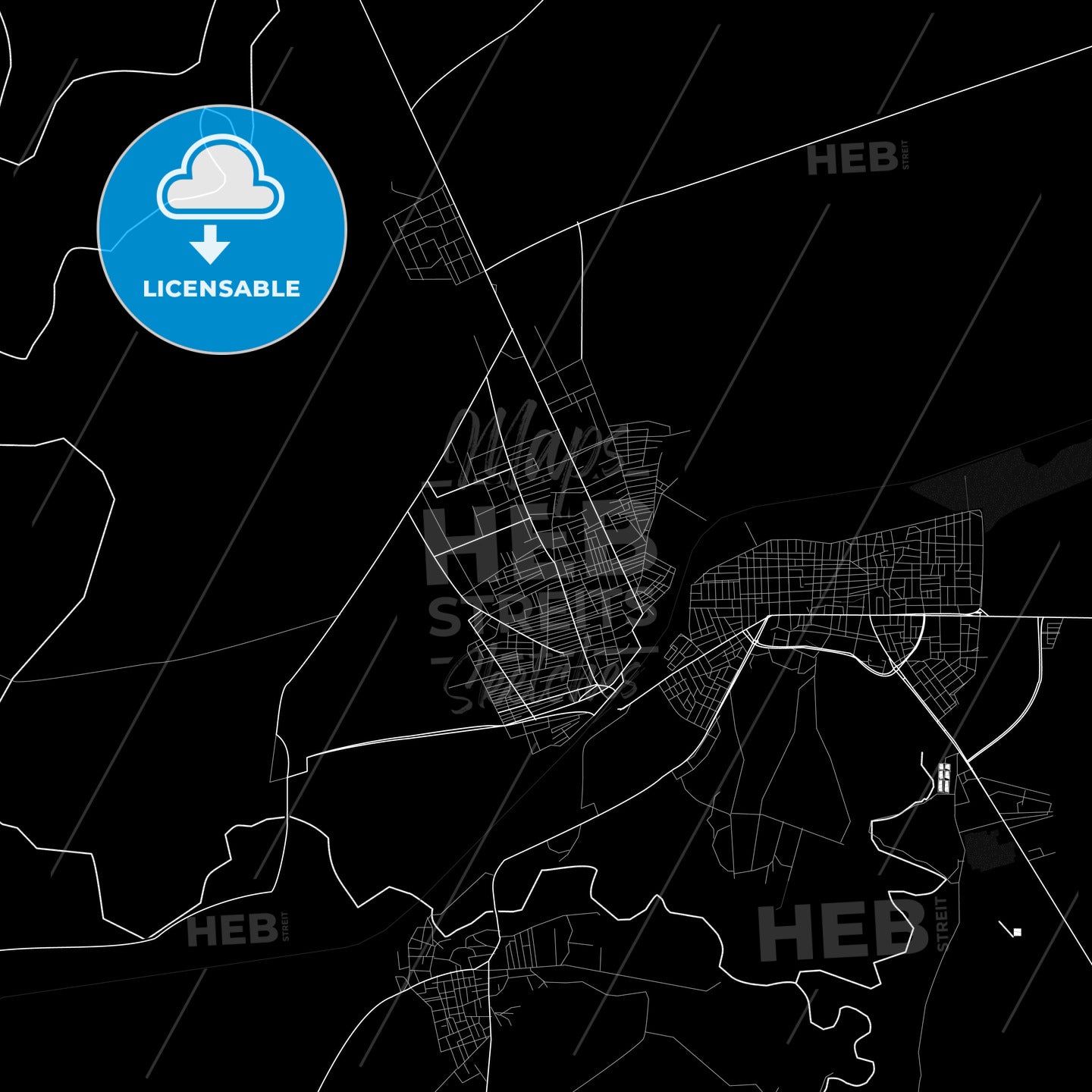 Ceylanpınar, Turkey PDF map