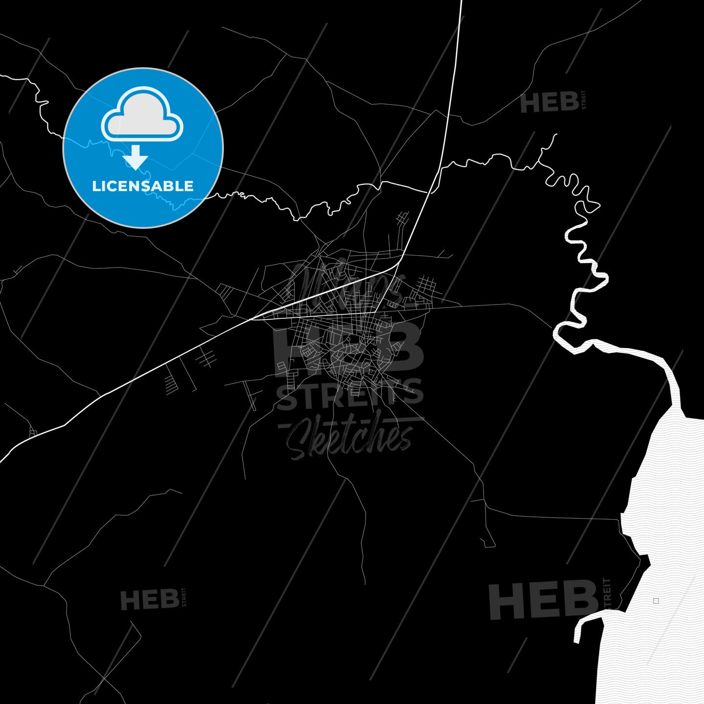 Chame, Panama PDF map