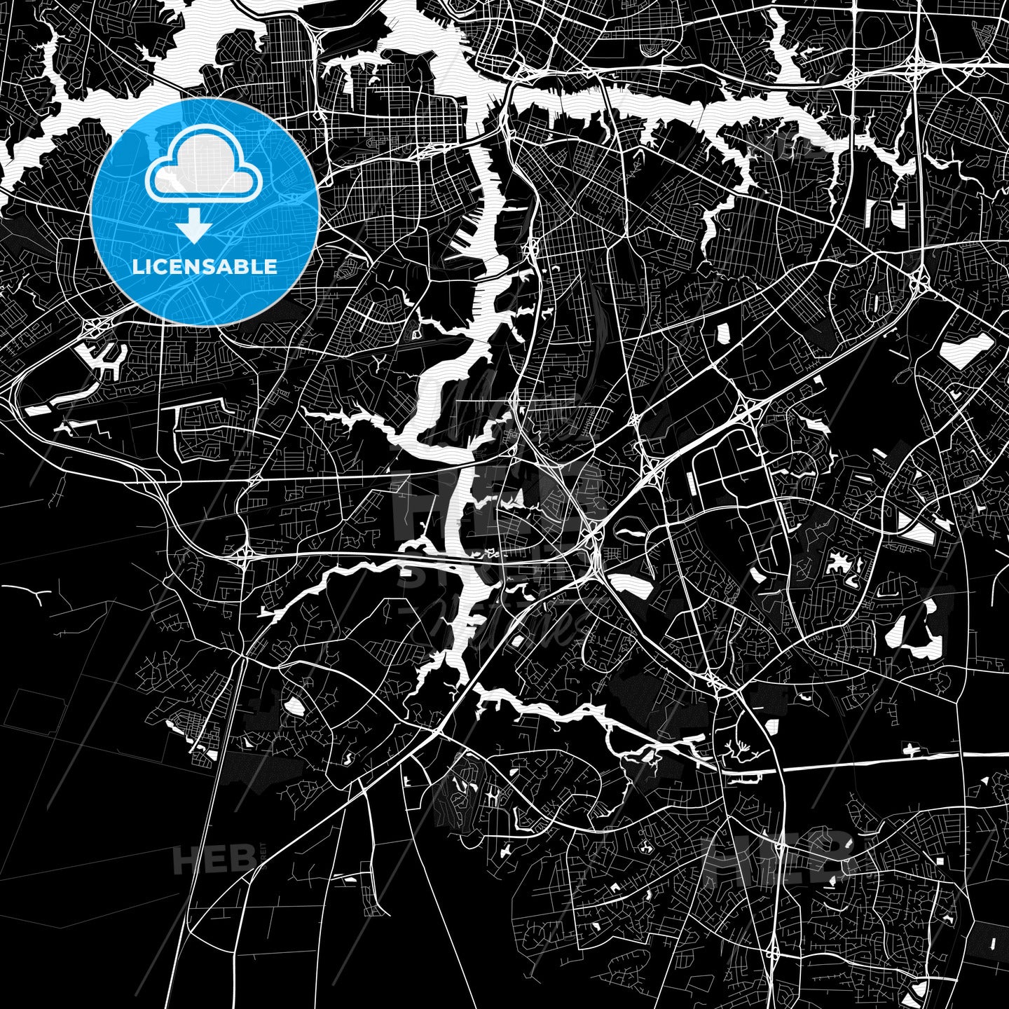Chesapeake, Virginia, United States, PDF map