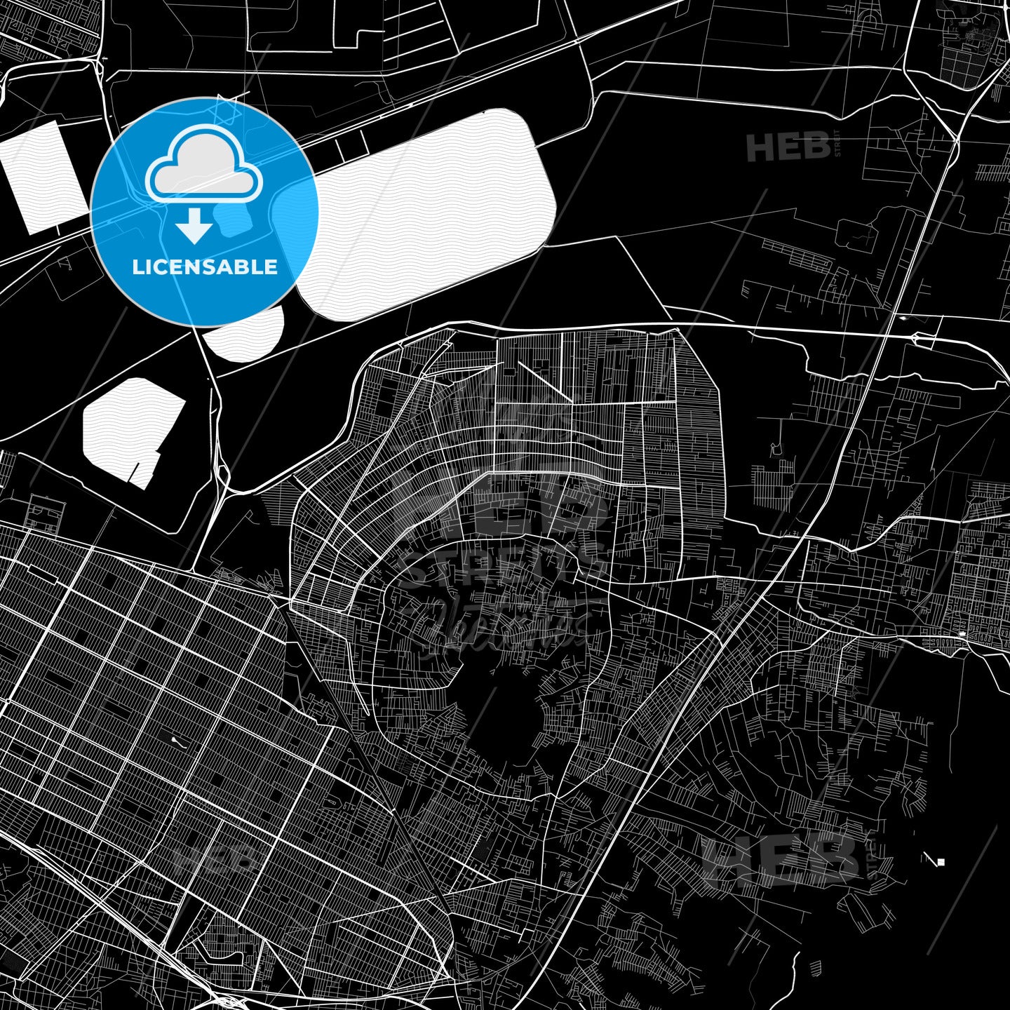 Chimalhuacán, Mexico PDF map