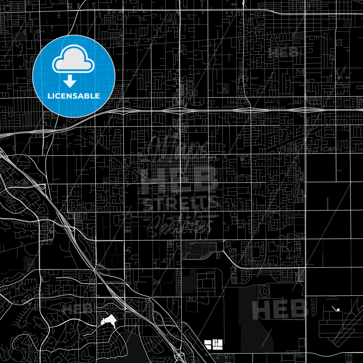 Chino, California, United States, PDF map